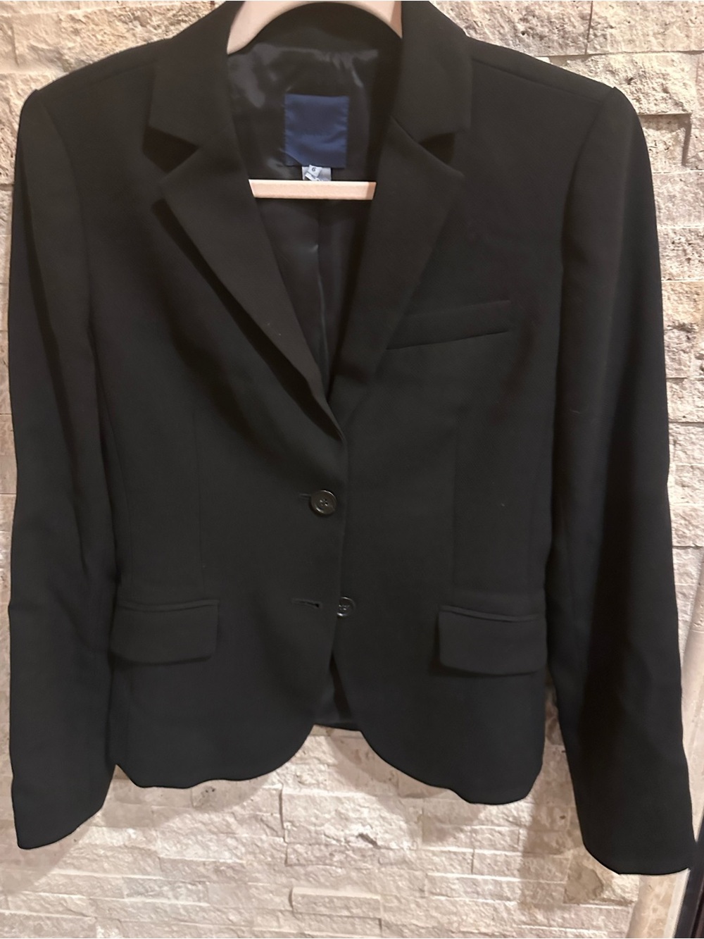 J. Crew Black Women's Two-Button Tailored Blazer